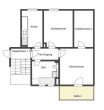 ***ca.4% Rendite***Charmante 3-Zimmer-Wohnung mit Balkon und KFZ Stellplatz*** - Grundriss